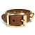 Bracciale in pelle marrone Prada con charm - vista 3
