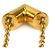 Louis Vuitton Essential V Metallkette Golden - Ansicht 5