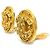 Orecchini a clip dorati Chanel D'oro - vista 3