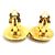 Orecchini a clip dorati Chanel D'oro - vista 6