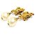 Orecchini a clip in oro e bianco sporco di Chanel D'oro - vista 3