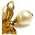 Orecchini a clip in oro e bianco sporco di Chanel D'oro - vista 7