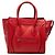 Céline Borsa da viaggio Luggage in micro pelle di vitello rossa Celine Rosso