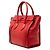 Céline Borsa da viaggio Luggage in micro pelle di vitello rossa Celine Rosso - vista 2