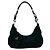 Borsa a spalla in tessuto nero con perline Prada Bear per la sera