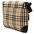 Borsa a tracolla in tela check beige Burberry - vista 2
