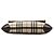 Borsa a tracolla in tela check beige Burberry - vista 3