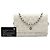 Wallet On Chain Portafoglio Chanel in tweed rivestito marrone con catena CC Beige - vista 9