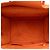 Céline Celine Orange Kleine genarbte Kalbsleder Krawattenknoten-Handtasche - Ansicht 4