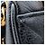 Borsa a spalla Chanel in caviar trapuntato nero con tasca frontale CC - vista 16