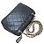 Borsa a spalla Chanel in caviar trapuntato nero con tasca frontale CC - vista 2
