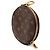 Monedero Redondo Multi Pochette Monograma Marrón Louis Vuitton Castaño - vista 2