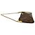 Pochette in Tela Damier Louis Vuitton Marrone Damier ebene - vista 4
