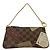 Pochette in Tela Damier Louis Vuitton Marrone Damier ebene - vista 5