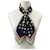 Sciarpa in seta Monogram Louis Vuitton Marrone Nero Multicolore Monogramma  - vista 4