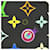 Sciarpa in seta Monogram Louis Vuitton Marrone Nero Multicolore Monogramma  - vista 6