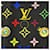 Sciarpa in seta Monogram Louis Vuitton Marrone Nero Multicolore Monogramma  - vista 7