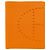 Billetera bi-fold compacta Evelyne de Hermès en naranja