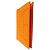 Billetera bi-fold compacta Evelyne de Hermès en naranja - vista 4