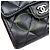 Chanel Schwarze Matelassé Lammleder Trifold Geldbörse - Ansicht 11