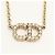 Collana Claire Dilune DIOR di Christian Dior D'oro - vista 4