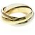 Anello di moda Cartier Trinity D'oro - vista 2