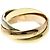 Anello di moda Cartier Trinity D'oro - vista 5