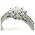 Tiffany & Co Tiffany Flora Diamantring aus Platin Silber - Ansicht 10