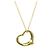 Tiffany & Co Collana Pendente Cuore Aperto Tiffany D'oro