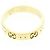 Anello in oro giallo 18K Gucci Icon D'oro - vista 9