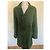 Nuevo abrigo de ante verde caqui de Gerard Darel Verde oscuro - vista 3