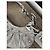 Balenciaga Borsa a Spalla Le Cagole XS completamente in Strass Argento Grigio - vista 3