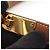 Cinturón Kelly de Hermès en cuero Epsom Castaño Dorado - vista 6