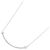 Collana T Smile Small in Oro Bianco di Tiffany & Co. Argento