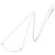 Collana T Smile Small in Oro Bianco di Tiffany & Co. Argento - vista 2