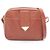 Borsa a spalla in pelle marrone Saint Laurent