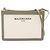 Everyday Borsa a spalla in tela e pelle Balenciaga khaki e bianca Bianco Cachi