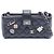 Borsa a Spalla Icon Phone Holder Matelassé 2.55 di Chanel Nero