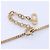 Collana con logo circolare Christian Dior D'oro - vista 4