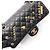 Borsa a Spalla Chanel Matelassé Double Flap Icon Charm Nero - vista 12