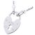 Collana Cuore con Chiusura Christian Dior Argento - vista 2