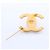Broche Motivo Turnlock Coco Mark de Chanel Dorado - vista 2