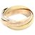 Anello Trinity Cartier in oro 18K Argento D'oro