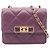 Borsa a Spalla Chanel Mini Matelassé in Pelle di Agnello Porpora