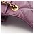 Borsa a Spalla Chanel Mini Matelassé in Pelle di Agnello Porpora - vista 8