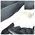 Chanel Vintage CC Coco Mark Scrunchie de Seda Negro Blanco - vista 12