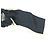 Chanel Vintage CC Coco Mark Scrunchie de Seda Negro Blanco - vista 8
