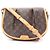 Borsa a Spalla Menilmontant PM Louis Vuitton Marrone Monogramma