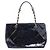 Timeless Bolso tote perforado Chanel Coco Mark Negro