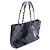 Timeless Bolso tote perforado Chanel Coco Mark Negro - vista 2